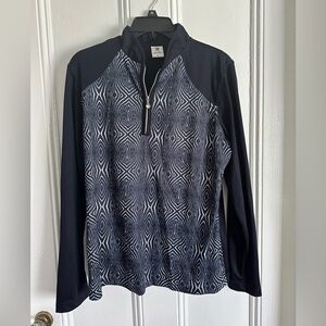 Daily Sports Linda Long Sleeve Golf/Tennis Shirt, XL, Navy (new without tags)